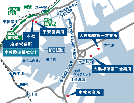 横浜港エリアMAP